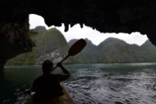 kayaking Halong Bay